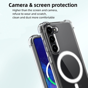 1.5MM TPU Clair Magnétique Téléphone étui pour samsung Galaxy A56 A36 A06 A53 A15 A13 Anti-chute Couverture En Gros Accessoires - Product Image 4