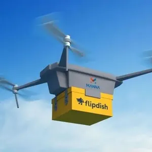 Trasporto del grande drone di consegna dell'alimento dell'ascensore pesante della batteria per lo spruzzatore del drone di agricoltura per l'inquadratura