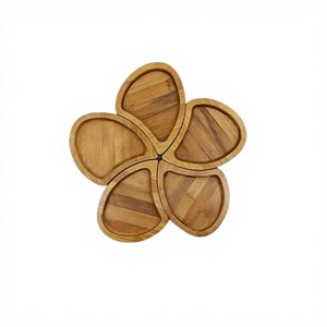 Set Of 5 Wooden <b>Chocolates</b> Plate With Greatest Quality Kitchenware Nuts Server And <b>Chocolate</b> Serving Plate - Product Image 1