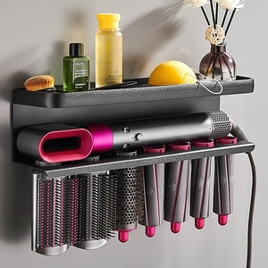 Support de sèche-<span class=keywords><strong>cheveux</strong></span> <span class=keywords><strong>Dyson</strong></span> en métal pour salon/ménage étagère de rangement pour salle de bain organisateur de maquillage - Product Image 5