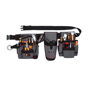 Ceinture à outils multifonctionnelle personnalisée pour électriciens et charpentiers, en Oxford épaissi pour une résistance à l'usure, un rangement et une sécurité durables - Product Image 1