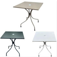 XY Best's Matériau épaissi amélioré Petite taille Table carrée Meilleure vente Meubles de salle à manger en plein air pour les loisirs Cour Jardin