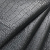 PVC cuir synthétique texture crocodile cuir pour siège de voiture vin boîte-cadeau cahier emballage cuir produit tissu en gros