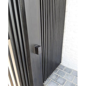 Últimos Diseños de Portones Principales, Entrada Automática, Vallas de Aluminio, Puertas, Puerta Corredera Moderna para Casa - Product Image 5