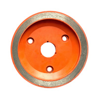 Disque de meulage diamanté Jingu 150 mm, pores sphériques (brevet), haute dureté, épaisseur 25 mm, personnalisable OEM pour chanfreinage de bords