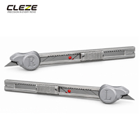 Couteau utilitaire OEM personnalisé avec logo, guide de découpe pour bord de gobelet, support de lame pour film vinyle, PPF, teinte de fenêtre CLEZE SPX-G1
