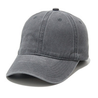 Gorra de Béisbol, Estilo Vaquero Vintage Lavado, con Visera, Tejido Común 100% Algodón, Bordado 3D, Parte Superior Suave