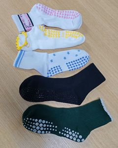 Vietnam Made Custom Logo Cotton Blend Ruffle Crew <b>Socks</b> with Hearted Patterns Low MOQ 100 <b>Cozy</b> Gym Grip <b>Socks</b> for Warmth - Product Image 6