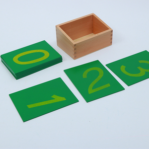 Jouet Montessori de haute qualité, petite taille, unisexe, cartes de nombres, <span class=keywords><strong>matériel</strong></span> éducatif en bois MDF avec boîte pour les aides <span class=keywords><strong>pédagogiques</strong></span> pour bébés - Product Image 4