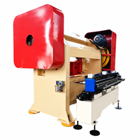 Machine à poinçonner pour la fabrication de mailles métalliques et le traitement des tôles d'acier, pour mailles métalliques expansées robustes