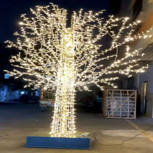 Guirlande lumineuse décorative blanc chaud pour les centres de villégiature, les places publiques, les parcs à thème, les hôtels et les attractions hivernales en plein air - Product Image 1