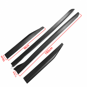 Jupes latérales en plastique PP de haute qualité pour Ford <span class=keywords><strong>Mustang</strong></span> 2015-2021, extensions de bas de caisse noires texturées - Product Image 3