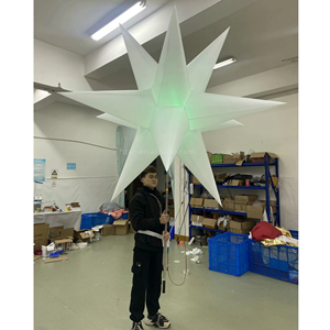 Costume <span class=keywords><strong>de</strong></span> <span class=keywords><strong>marche</strong></span> d'étoile gonflable à LED avec souffleur d'air pour spectacle sur scène - Product Image 1