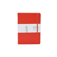 Housse rigide en cuir pu avec logo personnalisé pour journal portable, fourniture de bureau, couverture personnalisée A4/A5/B5, avec bande élastique