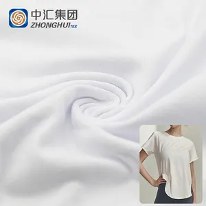 100% Katoenen T-shirt Stof Fabrikanten Gebreide Single Jersey Stof Stocklot