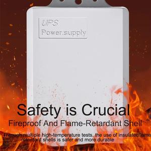 Batterie de secours remplaçable d'urgence, <span class=keywords><strong>adaptateur</strong></span> d'alimentation de secours mini UPS universel DC 12v 2a pour routeur, caméra IP extérieure - Product Image 5