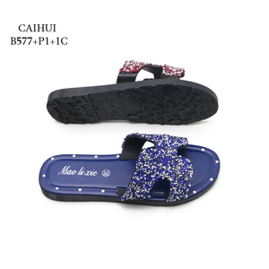 chanclas <span class=keywords><strong>doradas</strong></span> para playa ZAPATOS BARATOS Ins agradable <span class=keywords><strong>sandalias</strong></span> de las mujeres de Bangladesh caliente Sexy zapatilla - Product Image 5