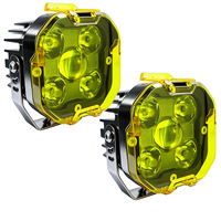 Projecteur LED Cube ZDF5 24V 12V 120W DRL pour Moto, Voiture, Bi-LED, Projecteur Auxiliaire, Feu Antibrouillard, Lumière Stroboscopique