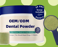 Fabrication OEM ODM, suppléments dentaires professionnels pour animaux de compagnie, formule personnalisée, poudre probiotique pour le nettoyage dentaire des chiens
