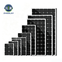 Module photovoltaïque en silicium monocristallin 10W-550W, panneau solaire