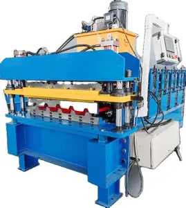 Trapezoid Roof Sheet Making Machine High Speed Roll Forming Machine Fully Automatic Metal Forming Machine