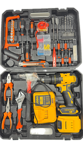 ELETORQ HYHKI101 21V Drill & <b>Screwdriver</b> <b>Set</b> With Hard Case 201 Stainless Steel OEM/ODM/OBM 1 Year Warranty Kit HYHKI101 Multi-f - Product Image 1