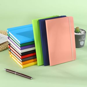 Carnet de notes A5 à couverture rigide de couleur unie pour bureau, étudiants, papeterie, agenda, cadeau, couleur personnalisée - Product Image 1