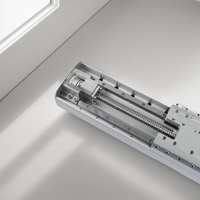 Module de vis à billes semi-fermé haute précision 0,02 mm, charge 50 kg, actionneur linéaire, guide linéaire en acier pour machine de fraisage CNC