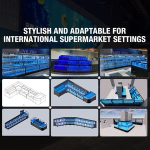 Réservoir d'aquarium de fruits de mer vivants de homard commercial King Crab Réservoir de fruits de mer vivants Aquarium de fruits de mer silencieux multicouche - Product Image 6