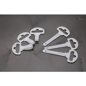 Halat ambalaj ekranı için beyaz kemer plastik kancalar - Product Image 3