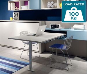 <span class=keywords><strong>Tavolo</strong></span> da Studio Moderno Salvaspazio Trasformabile a <span class=keywords><strong>Parete</strong></span>, <span class=keywords><strong>Tavolo</strong></span> da Pranzo Pieghevole Estensibile per <span class=keywords><strong>Cucina</strong></span> - Product Image 3