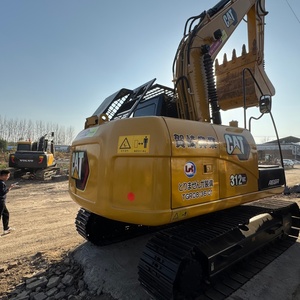 Excavadora de cadenas Caterpillar 312GC usada, 90% nueva, gran rendimiento, modelo 2020, 75KW de potencia, bomba de engranajes de motor de 0.4-0.5M, rodamientos. - Product Image 1