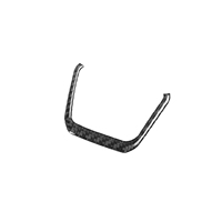 Couvre-volant de voiture pour Ford Mustang 24-25, garniture en fibre de carbone, pièces de voiture modifiées, accessoires intérieurs de voiture