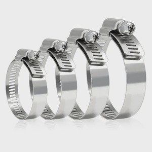 Colliers de serrage sur mesure non standard pour tuyaux, de 6 mm à 400 mm, type Jubilee avec vis Phillips 304 - Product Image 1