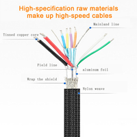 Cable de Datos USB 3.0 Tipo-C a Micro-B, Lectura Rápida de 5 Gbps, Trenzado de Nailon para Disco Duro