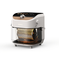 Vente en gros Friteuse électrique en verre 6L Four grille-pain à commande numérique intelligente Friteuse à air en vente