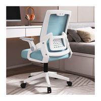 Chaise de bureau ergonomique personnalisée en maille, contemporaine, grande et haute, pivotante, avec siège réglable en hauteur, support lombaire confortable, en plastique