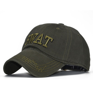 Vente en gros de casquettes de camping brodées pour la chasse 100% coton toile camouflage camouflage pour hommes casquettes d'été de baseball et de sport - Product Image 5
