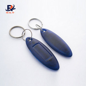 사용자 정의 로고가있는 Atmel T5577 에서 쓰기 가능한 125Khz 실크 인쇄 RFID 열쇠 고리 - Product Image 2