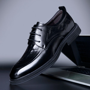 Zapatos Formales de Negocios para Hombre, Diseño de Lujo, Punta Cuadrada, Patchwork, Primavera/Verano 2025, Nuevos, Hechos a Mano, con Cordones, Transpirables y Ligeros - Product Image 6