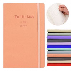 Customized logo A5 B6 PU Leather Hard Cover Journal <b>Notebook</b> Address Book Password Book to Do List - Product Image 2