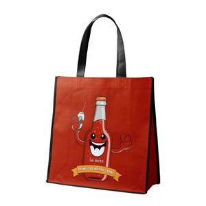 Wholesale Reusable Eco-Friendly Non-Woven Tote Bag Portable Shopping Bags for Promotional & Business <b>Gifts</b> - Product Image 2
