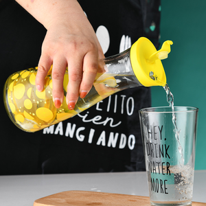 1L botella de vidrio transparente para elaboración casera con tapa de rosca de plástico para agua de limón naranja Tequila venta a granel - Product Image 5