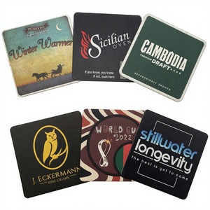 Posavasos de Papel Personalizados Impresos con Logo, Absorbentes para Oficina, Hotel, Tazas de Té y Cerveza - Product Image 3