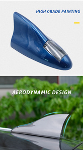 Antena Magnética Solar para Coche con Forma de Aleta de Tiburón, Luces LED Intermitentes de Advertencia para Techo, Control Remoto por Radio, Piezas de Coche, <span class=keywords><strong>Señal</strong></span> Mejorada - Product Image 4