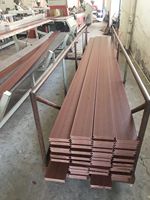 Extérieur solide Constructeurs Ware de plastique composite terrasse terrasse planches de bois Wpc terrasse extérieure