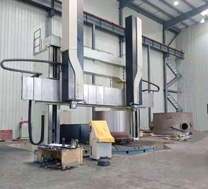 Trung Quốc ck5225d kép trục chính <span class=keywords><strong>CNC</strong></span> máy tiện đứng 3150 mét bàn làm việc Heavy Duty kim loại máy quay tokarka dọc tháp pháo - Product Image 6