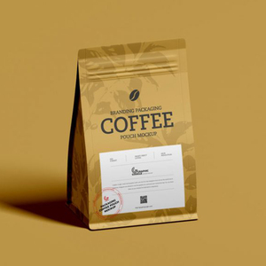 Biểu tượng tùy chỉnh tám mặt mờ hoàn thiện <span class=keywords><strong>Ziplock</strong></span> Nắp kéo nhựa đáy phẳng van bao bì cà phê - Product Image 5