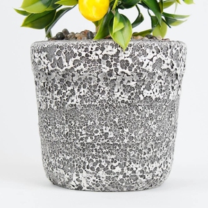 Plante bonsaï décoration de <span class=keywords><strong>balcon</strong></span> intérieur Faux petit arbre à fruits arbre à citron artificiel - Product Image 4