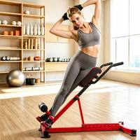 Chaise romaine réglable RONGNENG pour hyperextension, banc stable pour l'entraînement du bas du dos et du tronc, équipement de fitness multifonctionnel pour la maison